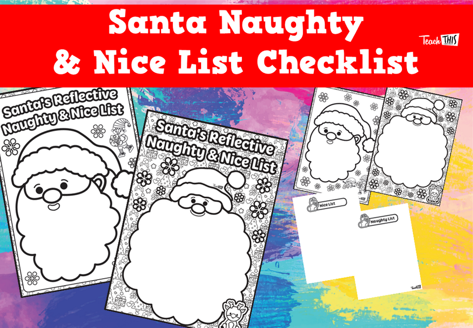 Santa Naughty & Nice List Checklist