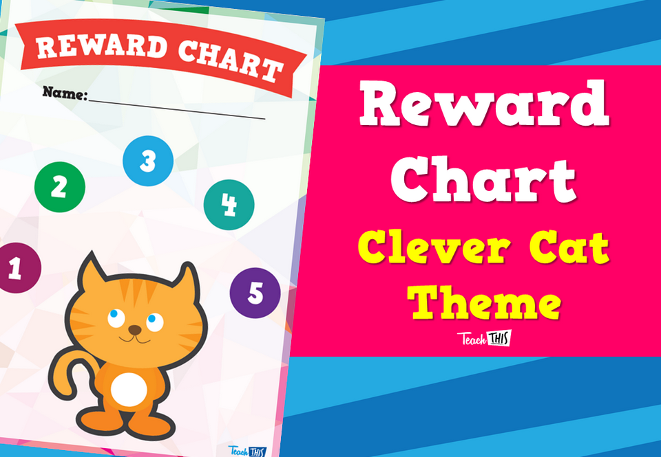 Reward Chart - Clever Cat Theme