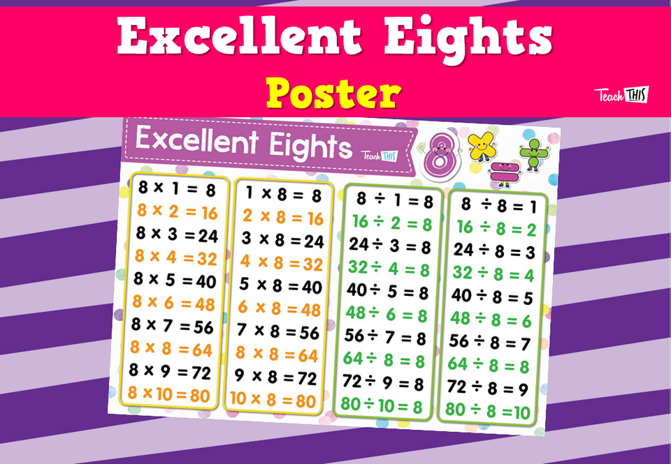 Excellent Eights Poster