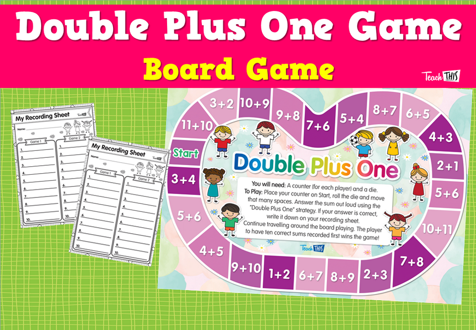 Double Plus One Game - Board Game