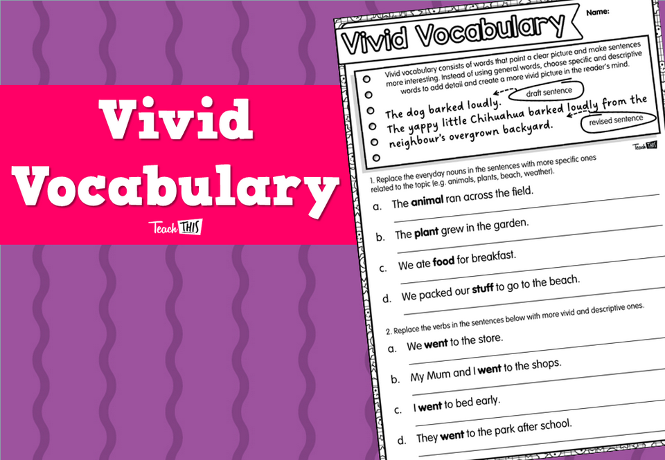 Vivid Vocabulary