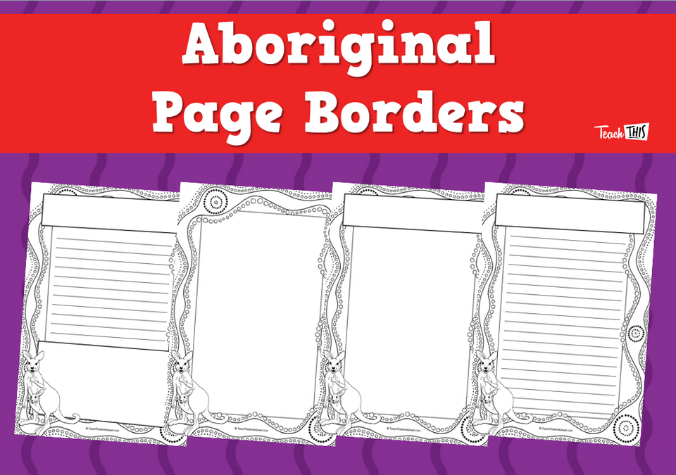 Aboriginal Page Borders