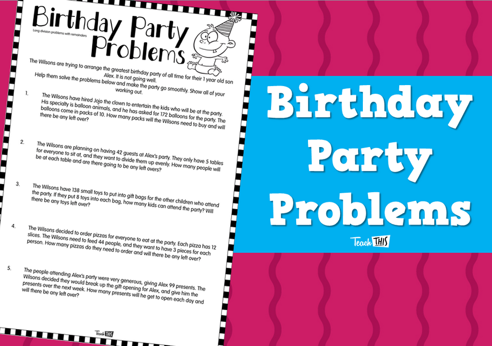 Birthday Party Problems