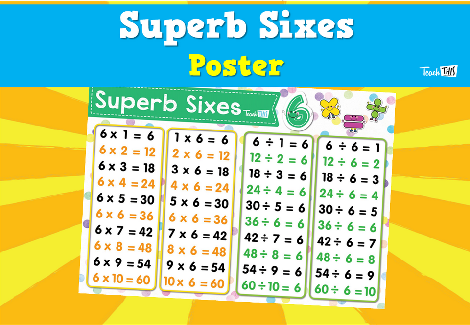 Superb Sixes Poster