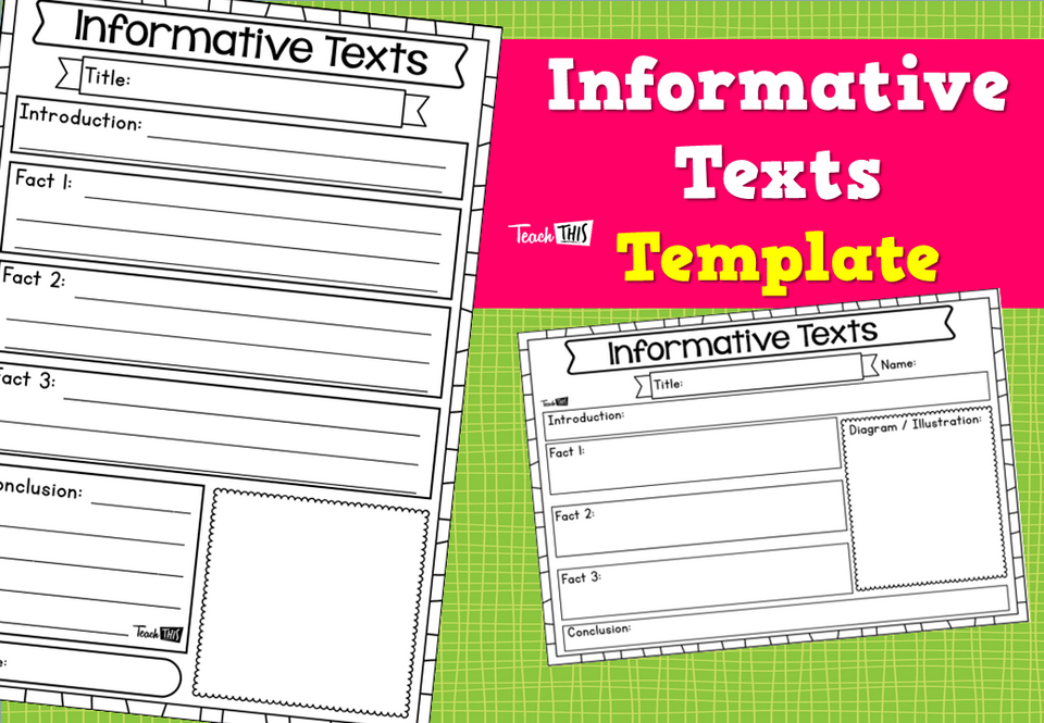 Informative Texts Template