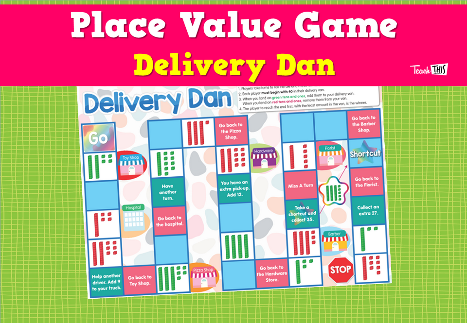Place Value Game - Delivery Dan