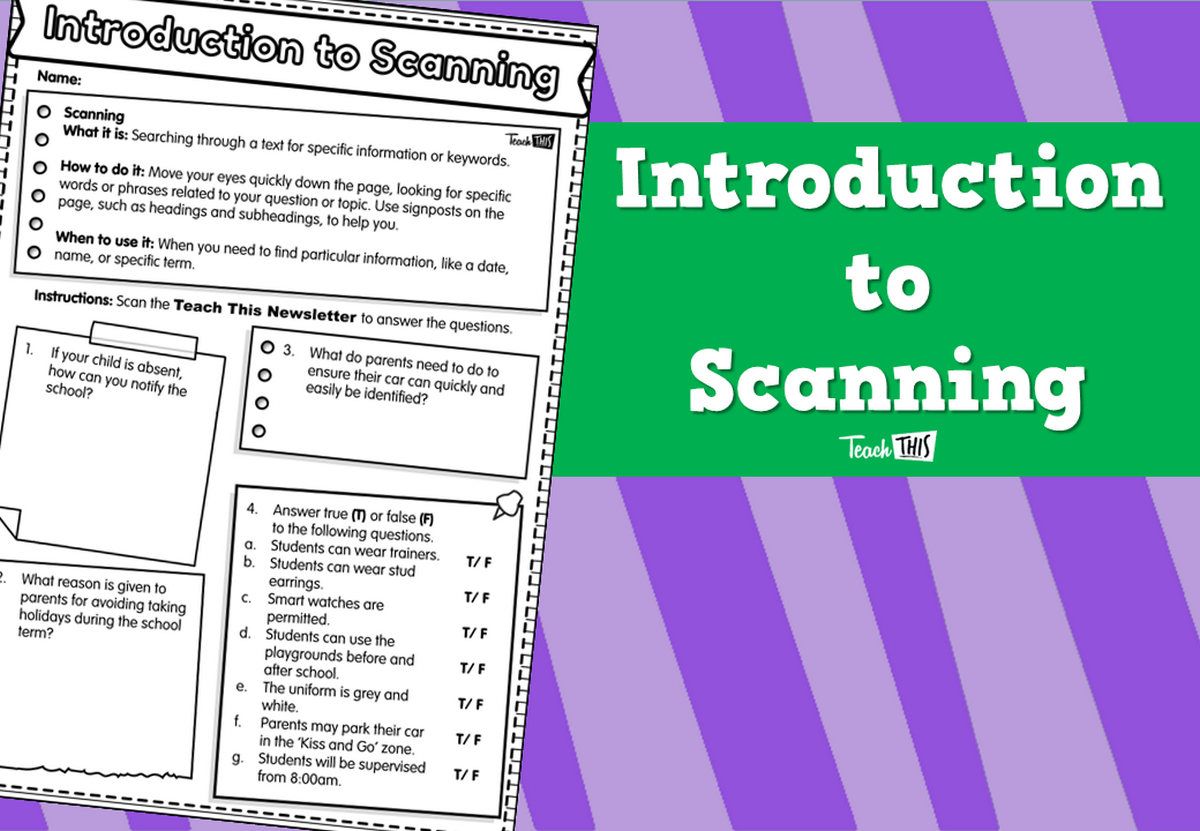 Introduction to Scanning