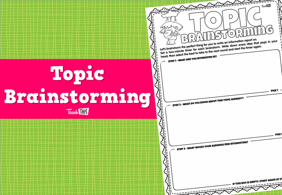 Topic Brainstorming
