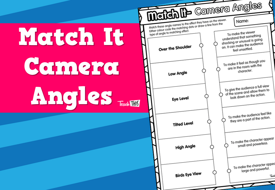 Match It- Camera Angles