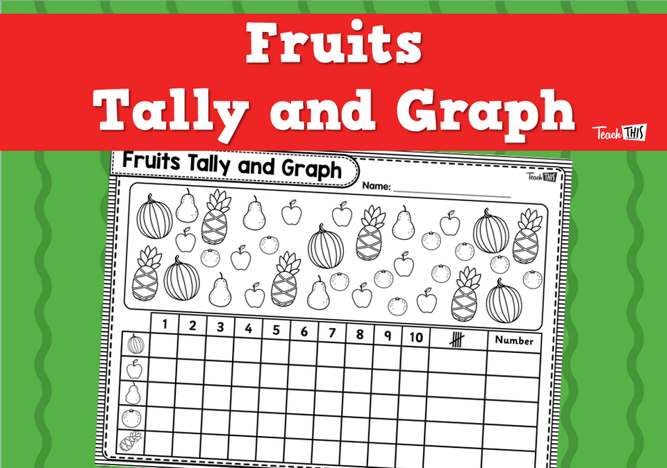Fruits - Tally and Graph