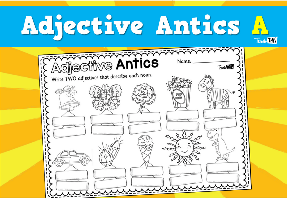 Adjectives Antics A