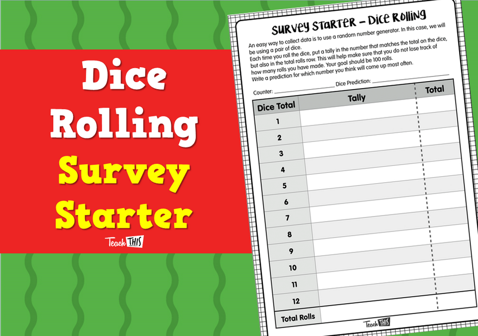 Dice Rolling - Survey Starter