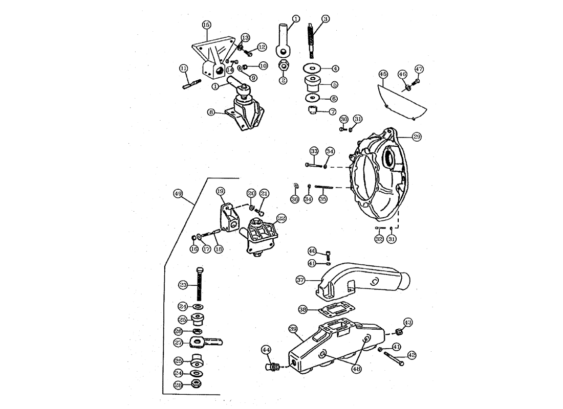 MOUNTS, MANIFOLDS AND RELATED PARTS