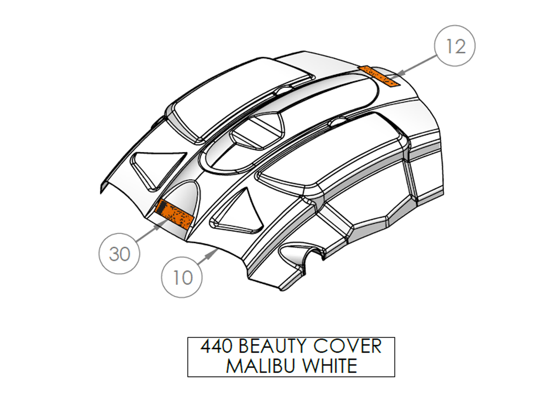 440 BEAUTY COVER MALIBU WHITE