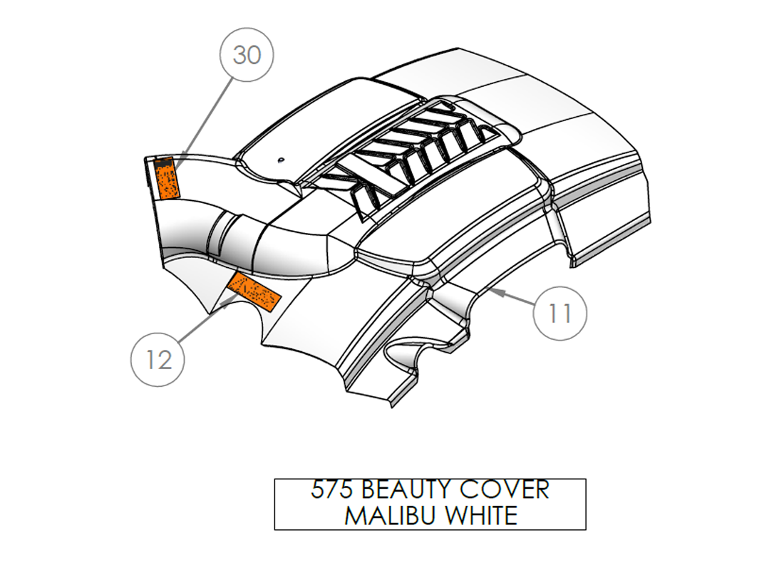 575 BEAUTY COVER MALIBU WHITE