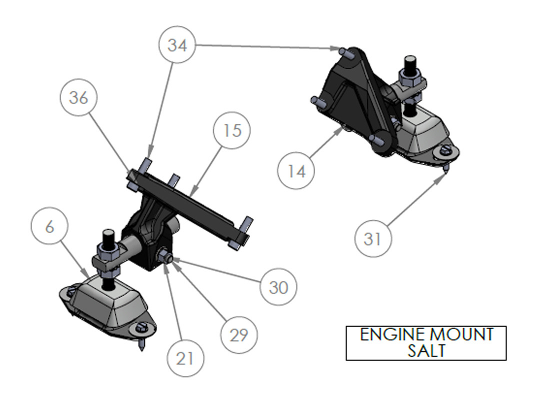 ENGINE MOUNT SALT