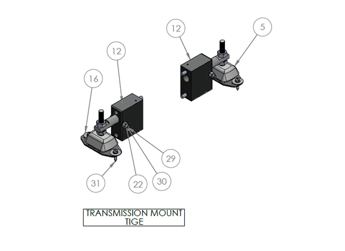 TRANSMISSION MOUNT TIGE