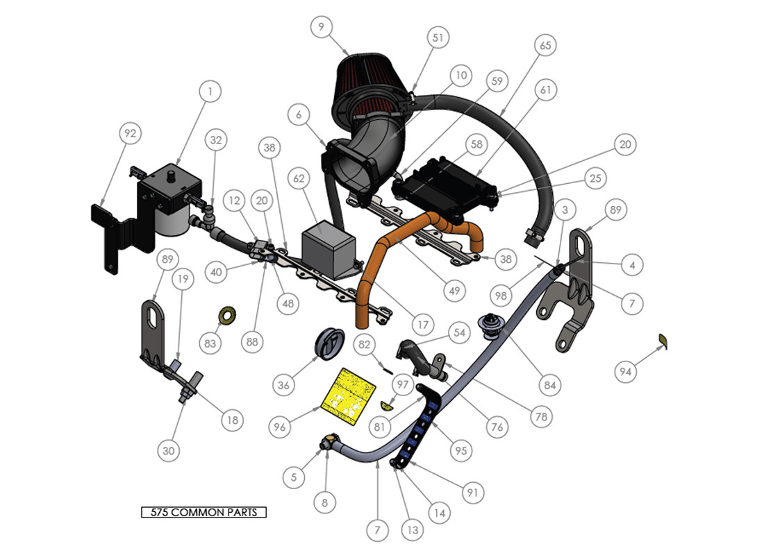 575 COMMON PARTS
