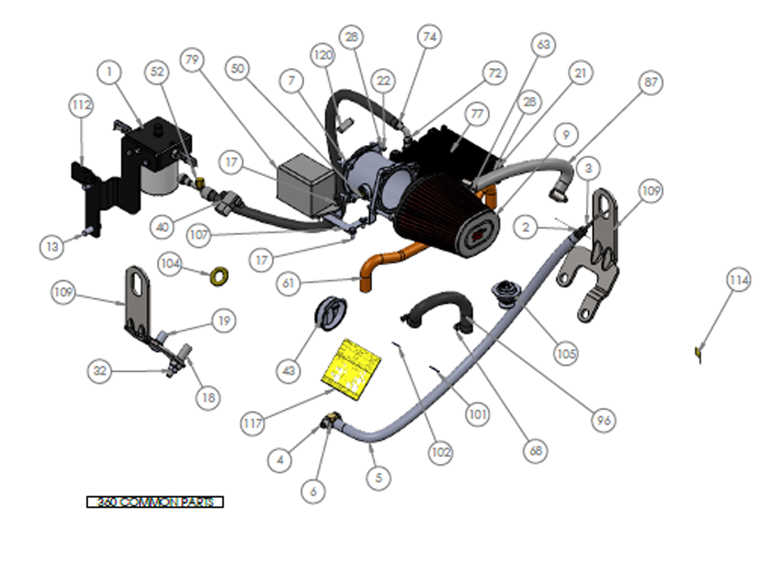 360 COMMON PARTS