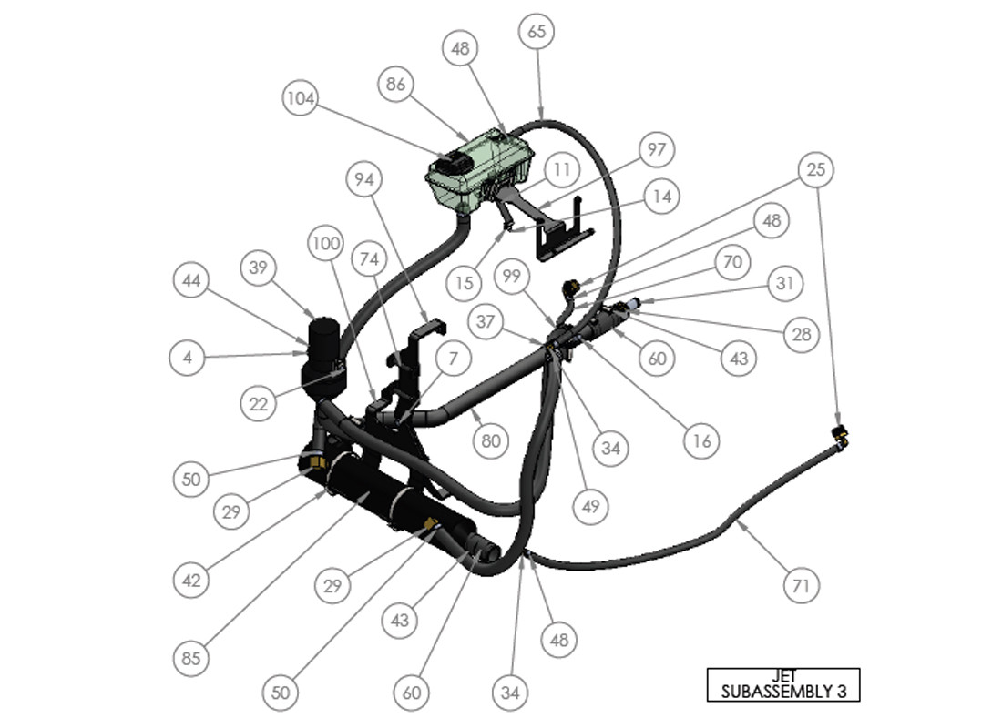 JET SUBASSEMBLY 3