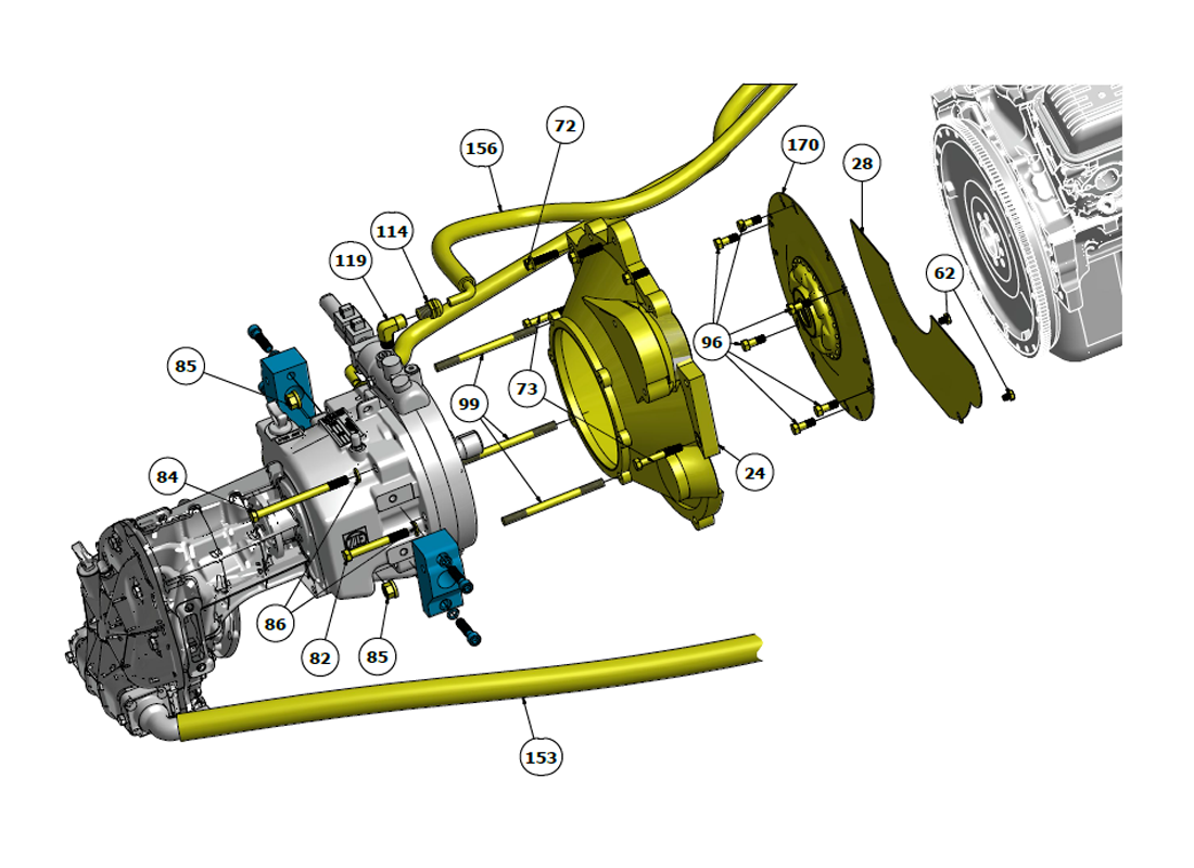 Transmission Assembly - Port View