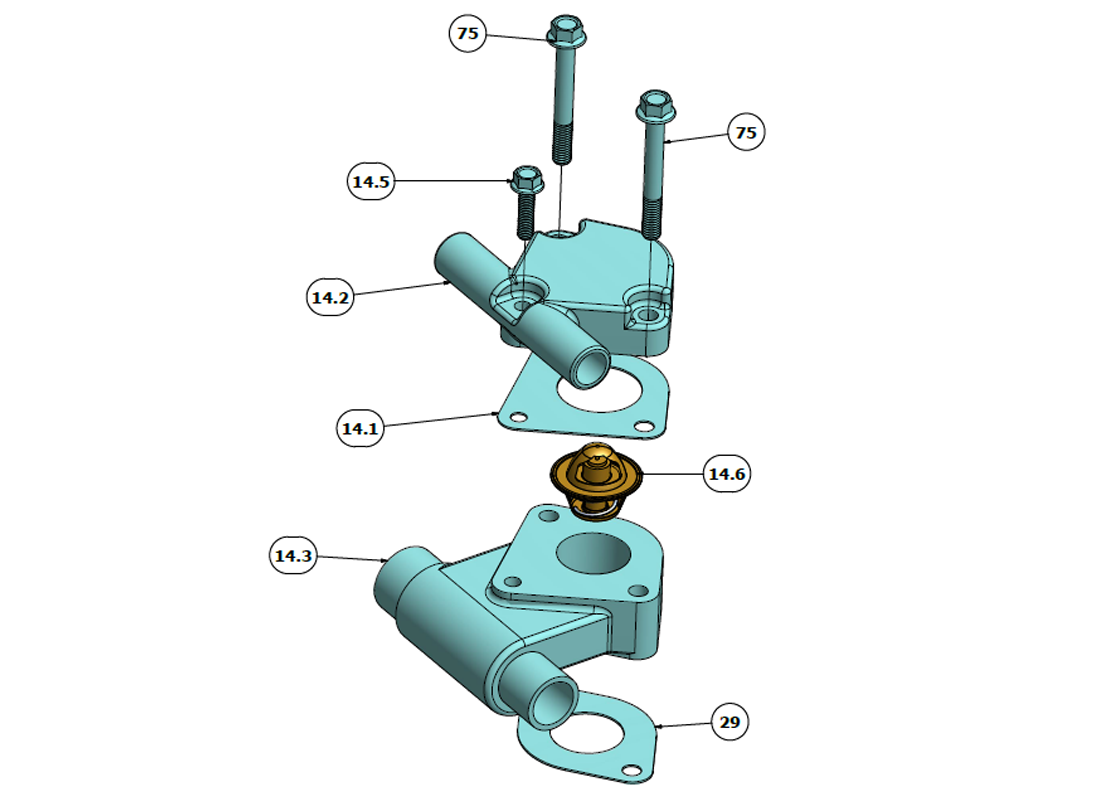 Thermostat Housing Assembly - RevA
