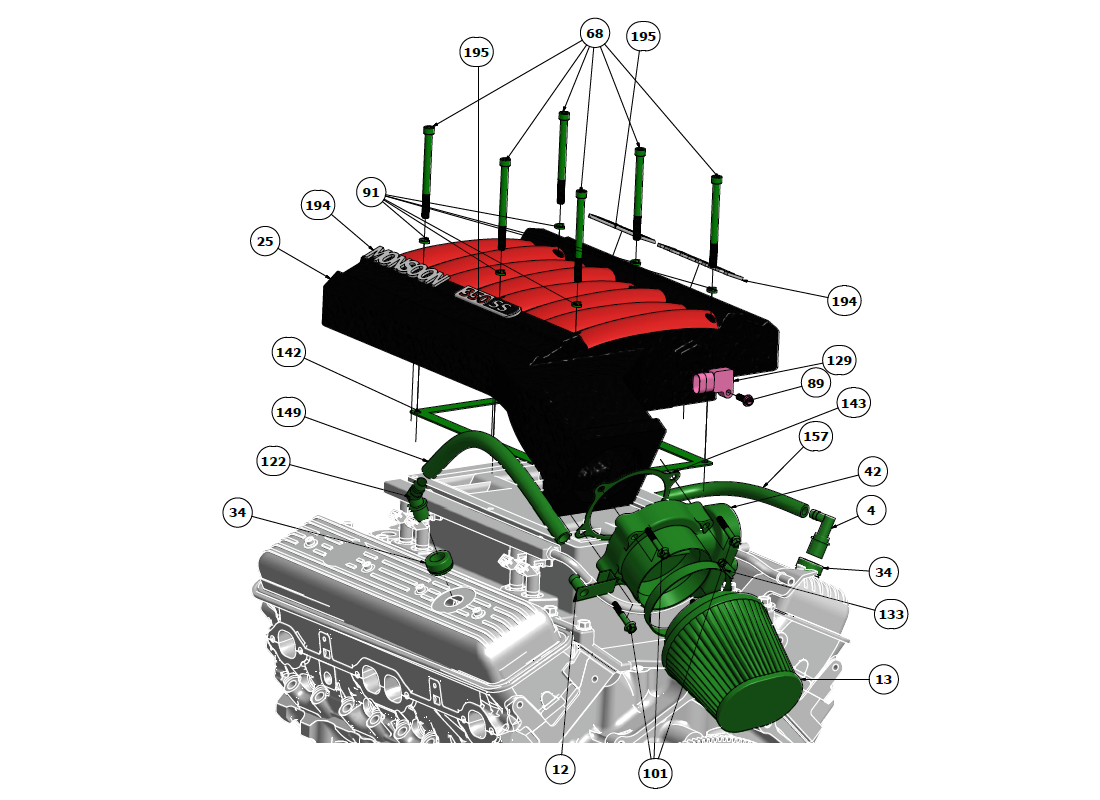 Upper Intake Assembly