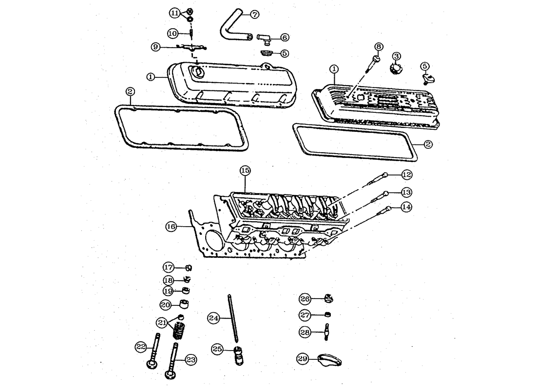 CYLINDER HEAD & RELATED PARTS