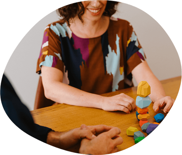A psychologist and client engaging in ADHD therapy