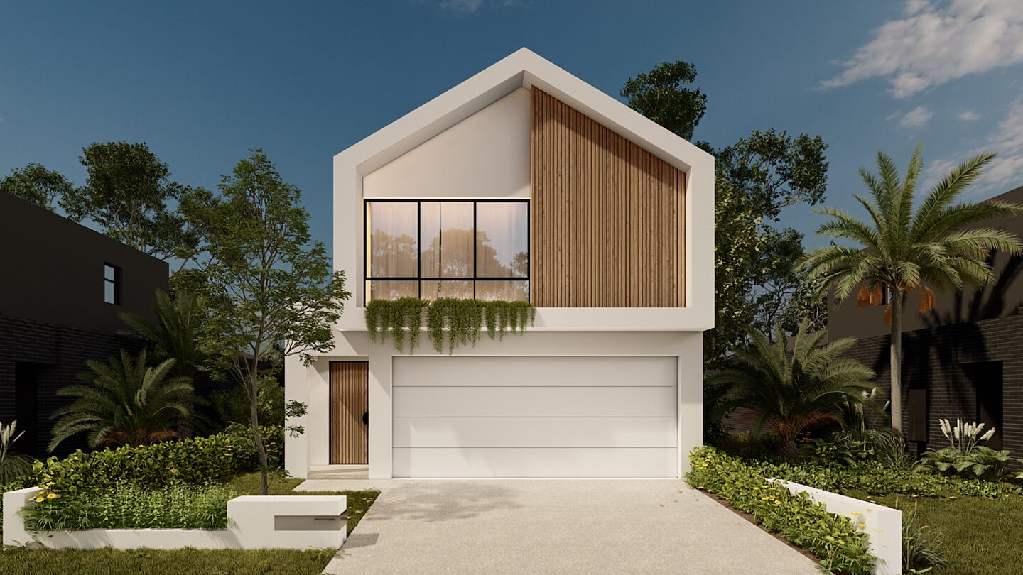 Two storey coastal home design