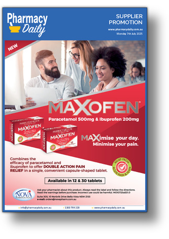 Introducing Maxofen - NEW double-action pain relief that delivers