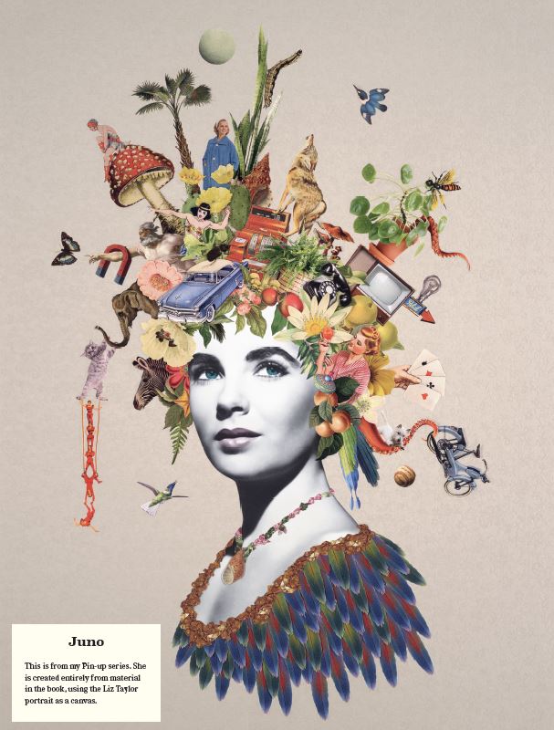 Maria Rivans "Juno", collage, artwork, example
