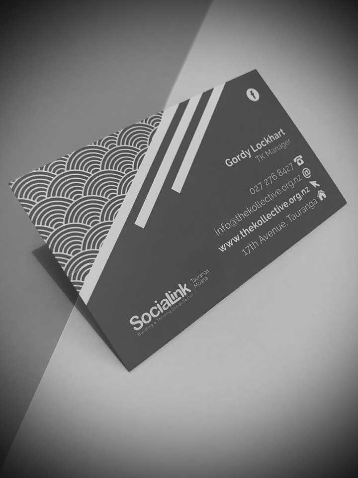 Super business card GRY