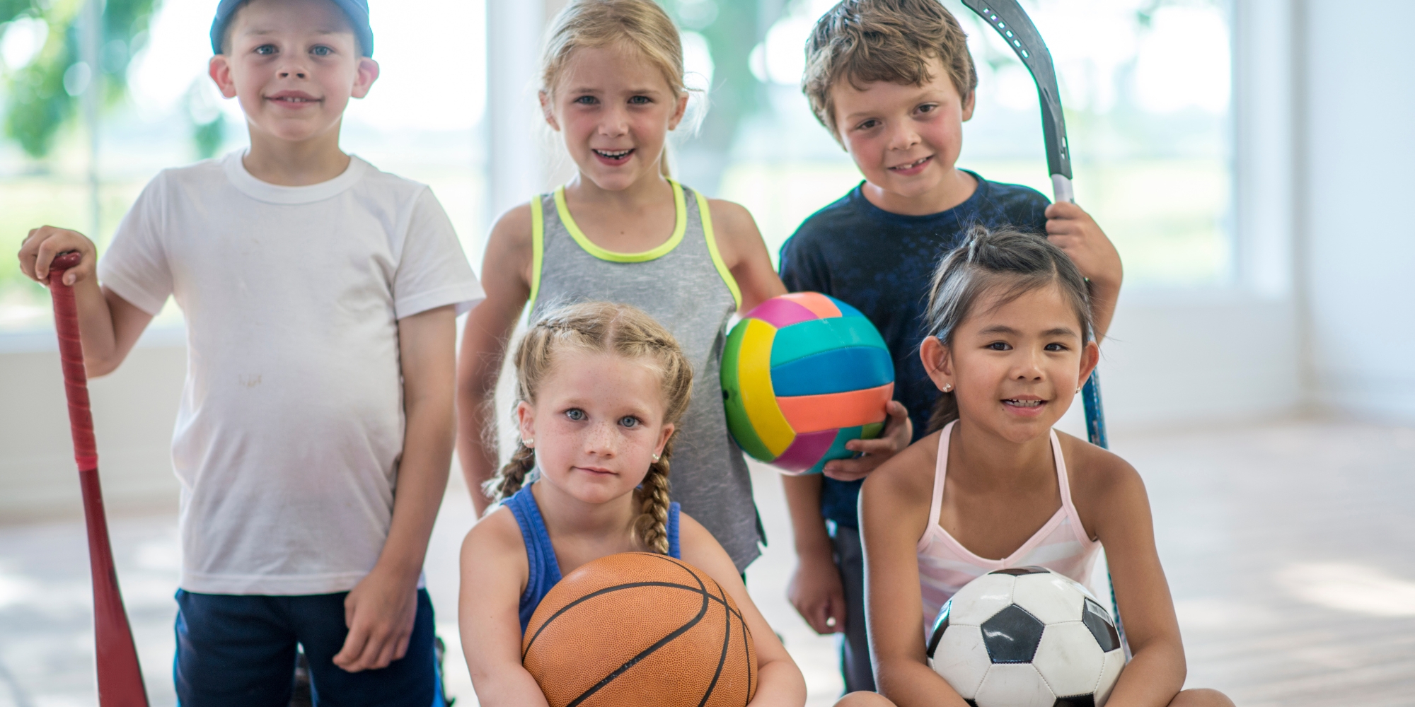 Homeschool Sports Program with the City of Cockburn banner. The banner consists of an image of a group of children of different ages holding sports equipment and balls