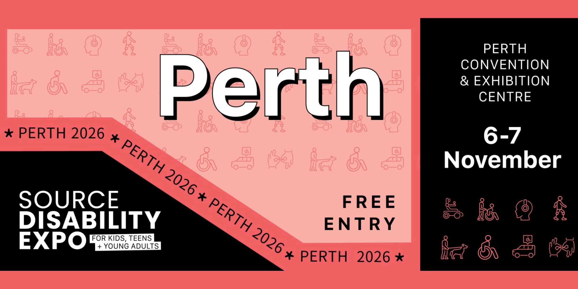 Source Disability Expo for Kids, Teens and Young Adults Perth 2026 at Perth Convention & Exhibition Centre 6-7 November