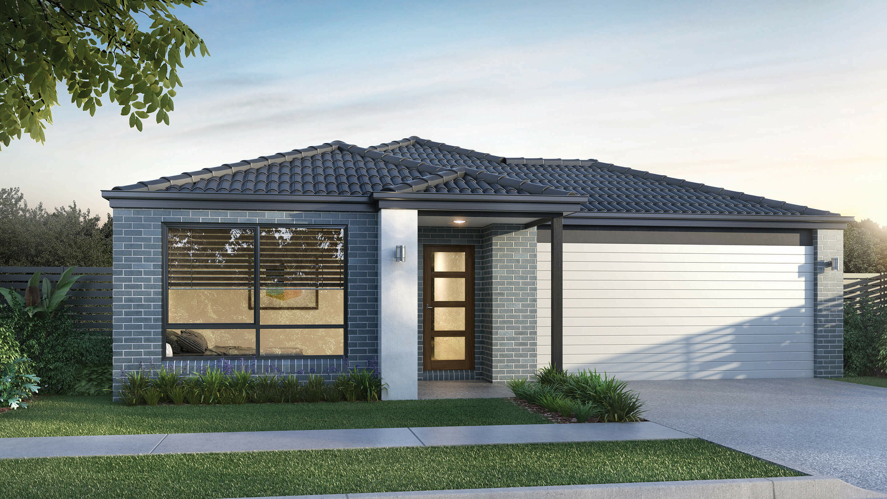 Eden dark facade kingsbridge homes