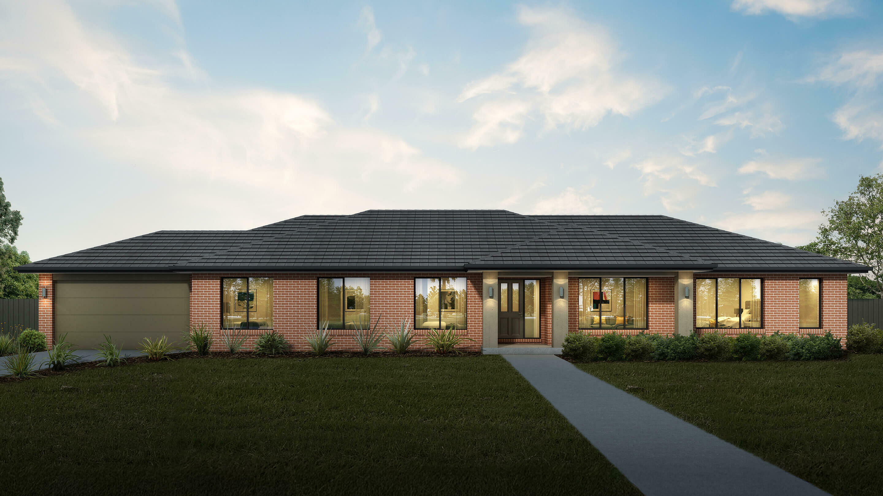 Ranch marlo facade kingsbridge homes