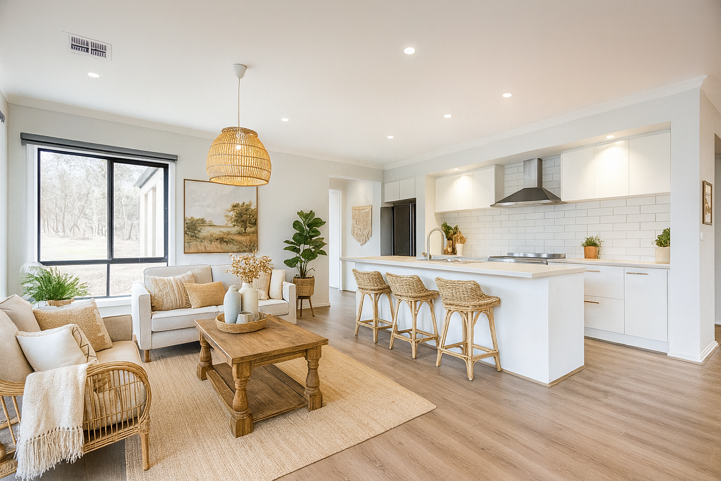 Contemporary Country Living Space