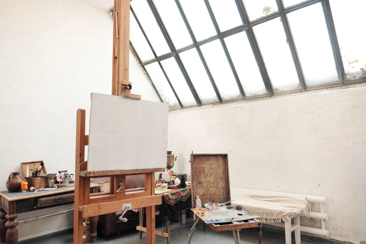 artist studio garage floor refurbishment blog
