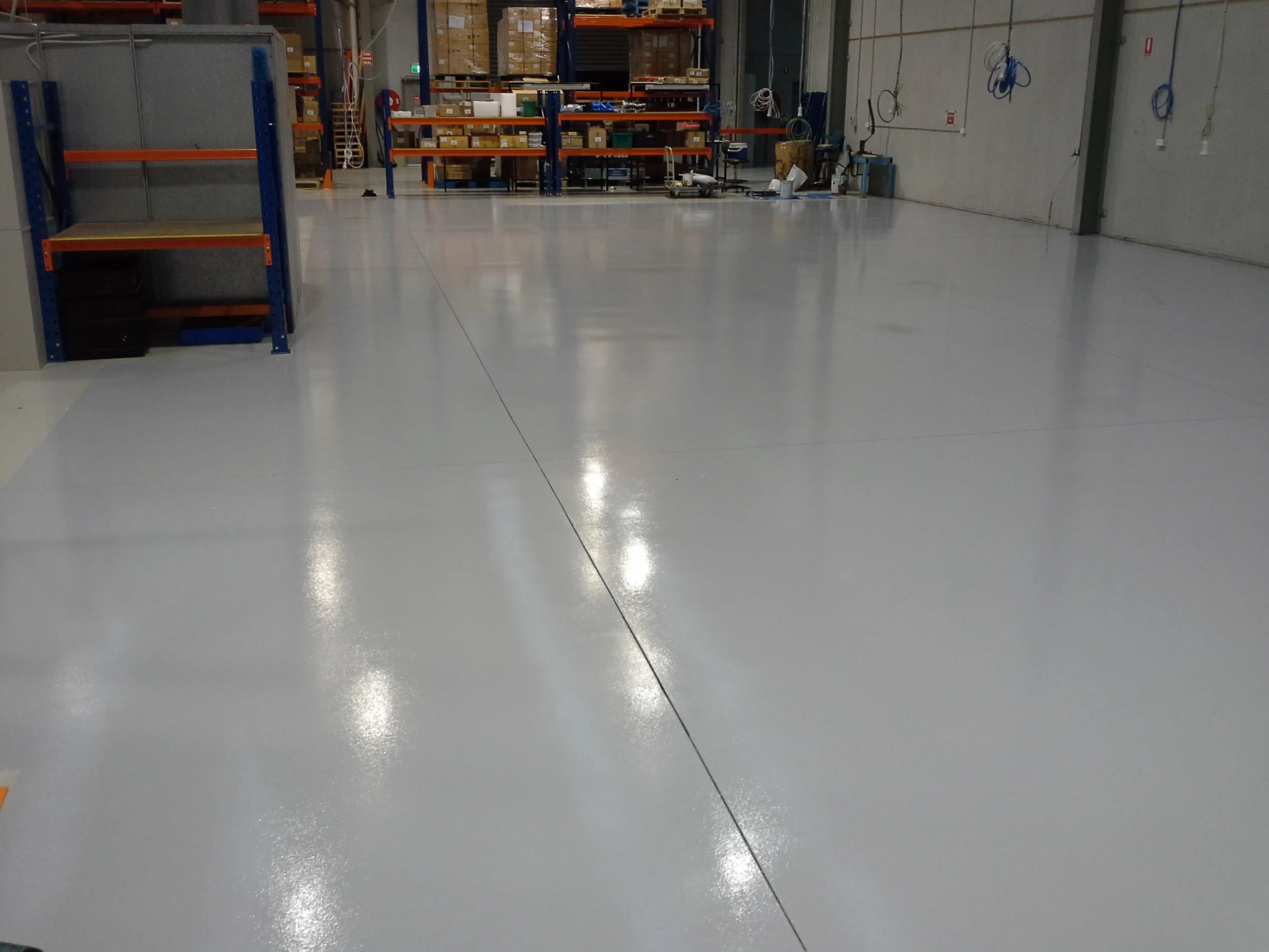 Epoxy Flooring in warehouse