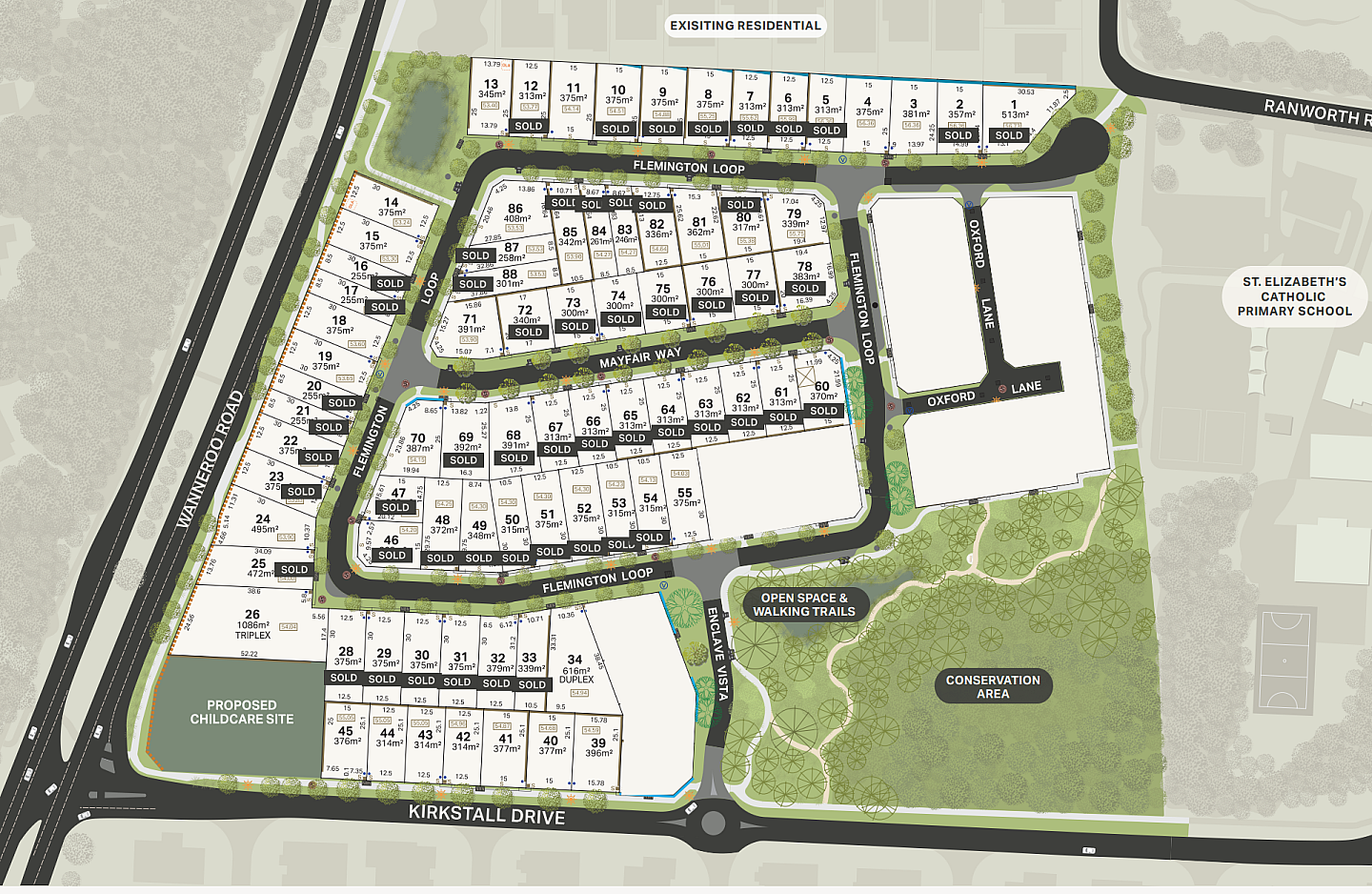 260707 Enclave Sales Plan Solds 2