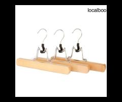Rackshop: Premium Wooden Coat Hangers for Organized Style