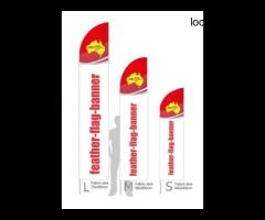 Teardrop Flags Australia | Custom Printed Banners – ABC2000