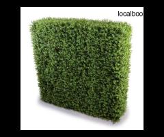 Brighten Up Your Space with an Artificial Hedge Wall