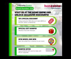 Climate Green is LIVE at the Melbourne Home Show – Stand G32!