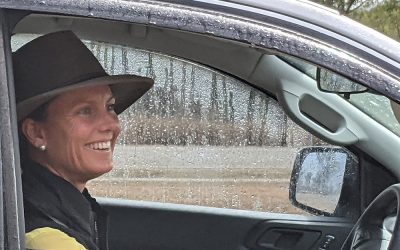 Cr Michelle Wright had the honour of being first to use the washdown facility when she officially opened the facility at the Scottville waste transfer station.