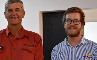 Jon Haucke, of Heidelberg Station, and Josh Nicholls, of NQ Dry Tropics.