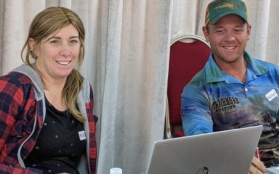 Michelle Spiteri and Mitchell Fry, of Strathmore Station.