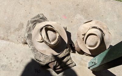 North Queensland etiquette… boots and hats at the door.