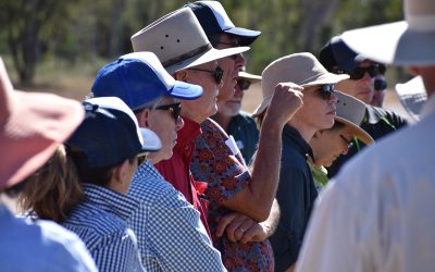 From left, LDC’s Cherry Emerick, NQ Dry Tropics CEO Scott Crawford, DAF’s Bob Shepherd, GBRF’s Christian Roth, and DES’ Rae Schlecht.
